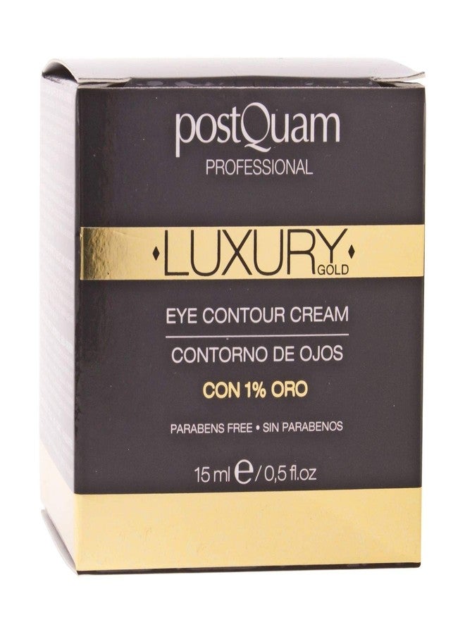 POSTQUAM Professional Luxury Gold Eye Contour Cream 15ml - Hyaluronic Acid - Helps Minimize Wrinkles & Expression Lines - Soothe the Eye Area - Image 4